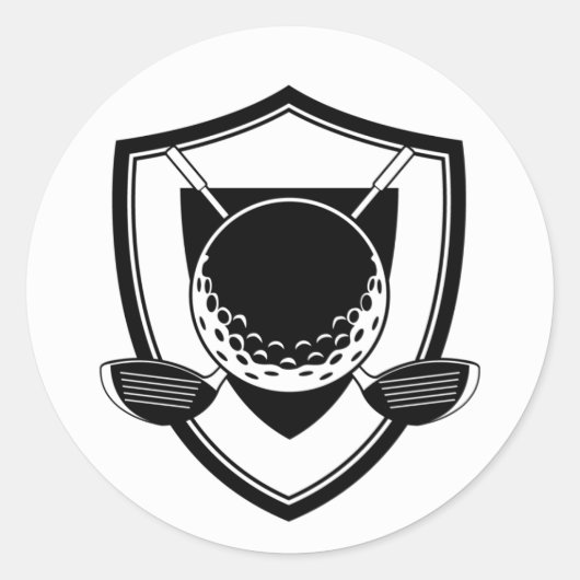 Golfschild Sticker (Voorkant)