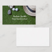Golfschoen — putter voor groene golfer business ca visitekaartje (Voorkant / Achterkant)