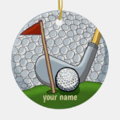 Golfschommel ornament (Voorkant)