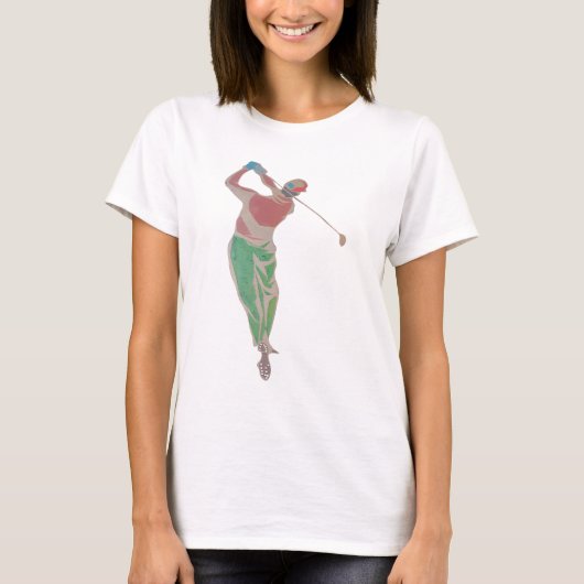 Golfschommel  t-shirt (Voorkant)