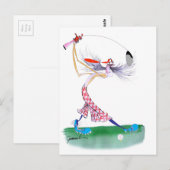 Golfschommel, Tony Fernandes Briefkaart (Voorkant / Achterkant)