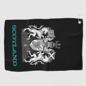 GolfSchotland en Schots wapen/vlag Golfhanddoek (Horizontaal)