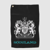 GolfSchotland en Schots wapen/vlag Golfhanddoek (Voorkant)