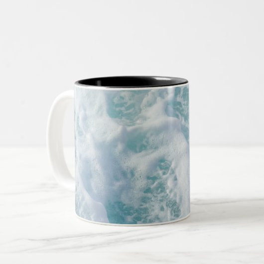  golfschuim tweekleurige koffiemok (Voorkant links)