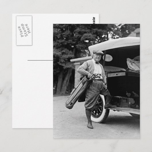 Golfsenator, jaren 20 briefkaart (Voorkant / Achterkant)