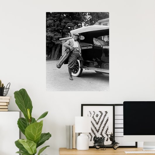 Golfsenator, jaren 20 poster (Thuiskantoor)