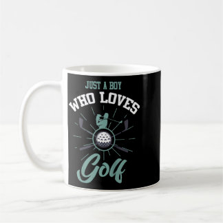 Golfshirt Jongen Golfen Spreuk Grappige Jongens Go Koffiemok