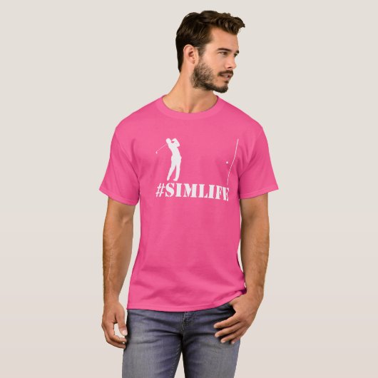 Golfsimulator T-shirt (Voorkant volledig)