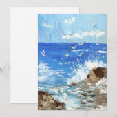 Golfslag Kustlandschap (Voorkant / Achterkant)