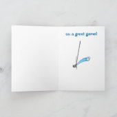 Golfspel Gefeliciteerd Kaart (Binnen)