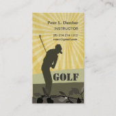 Golfspel in de Sunshine Golf Player Coach Visitekaartje (Voorkant)