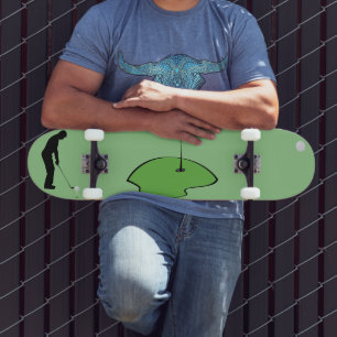 golfspel, persoonlijk skateboard