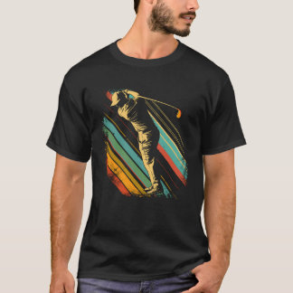 Golfspeler 80s Look vriend T-shirt
