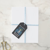 golfspeler cadeaulabel (Met Touw)