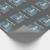 golfspeler cadeaupapier (Hoek)