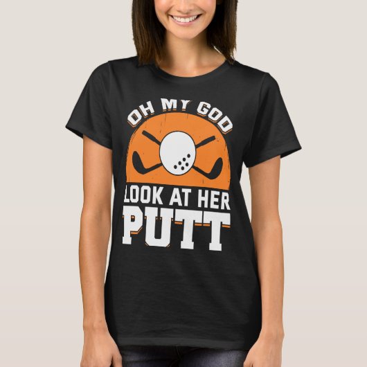 Golfspeler Coach Golfer 1 T-shirt (Voorkant)