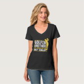 Golfspeler Coach Golfer Brother 1 T-shirt (Voorkant volledig)