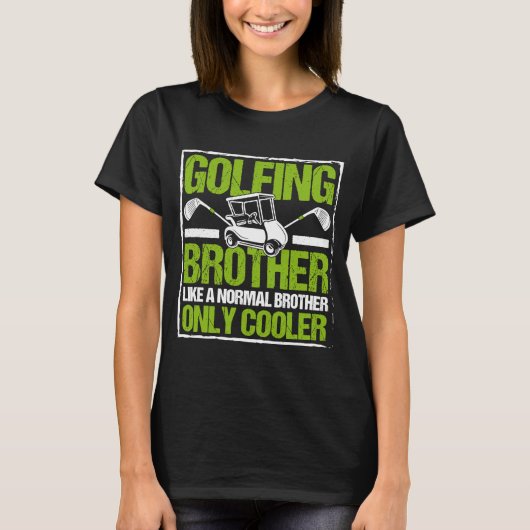 Golfspeler Coach Golfer Brother 3 T-shirt (Voorkant)