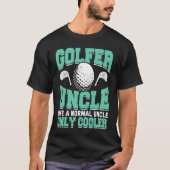Golfspeler Coach Golfer oom 1 T-shirt (Voorkant)