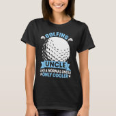 Golfspeler Coach Golfer oom 2 T-shirt (Voorkant)