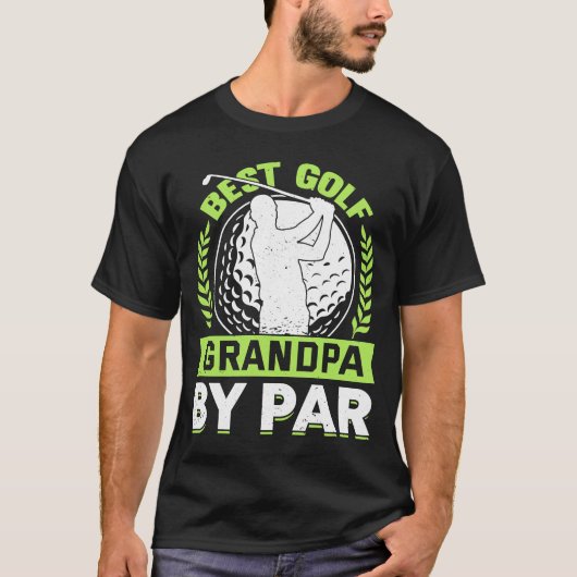 Golfspeler Coach grootvader Golfer Dad G T-shirt (Voorkant)