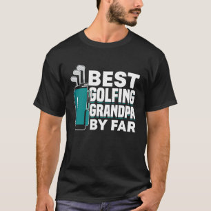 Golfspeler Coach grootvader Golfer Dad G T-shirt