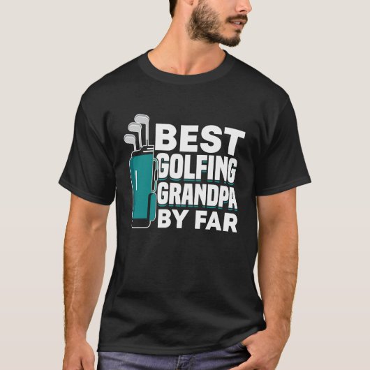 Golfspeler Coach grootvader Golfer Dad G T-shirt (Voorkant)