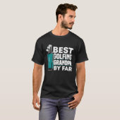 Golfspeler Coach grootvader Golfer Dad G T-shirt (Voorkant volledig)