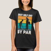 Golfspeler Coach Vader Golfer Pap 7 T-shirt (Voorkant)