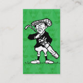  golfspeler contactkaarten contactkaartje (Achterkant)