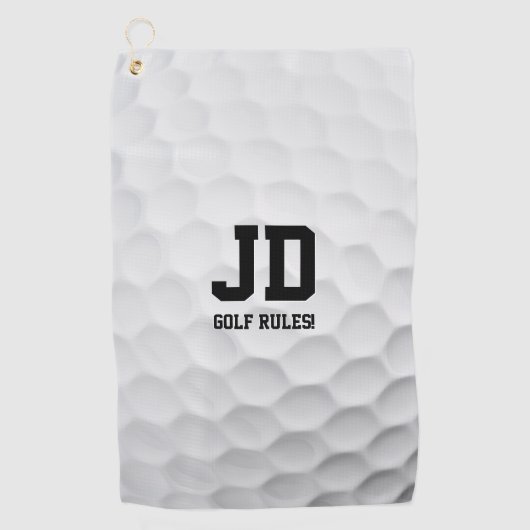 Golfspeler | Cool Sport Gift Golfhanddoek (Voorkant)