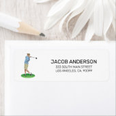 Golfspeler Etiket (Insitu)