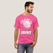Golfspeler Funny Golf Club T-shirt (Voorkant volledig)