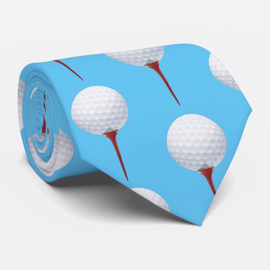 Golfspeler | Golf Ball Stropdas (Opgerold)