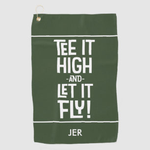 Golfspeler Golf Humor Grappig Sport Geborduurd Gro Golfhanddoek
