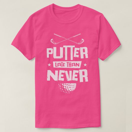 Golfspeler Golfbaan Golfer 1 T-shirt (Design voorkant)