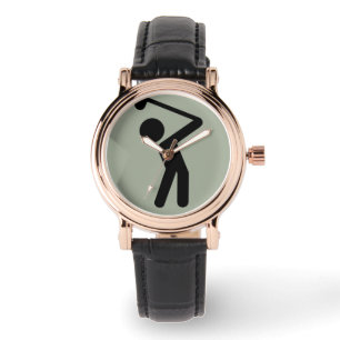 Golfspeler Horloge