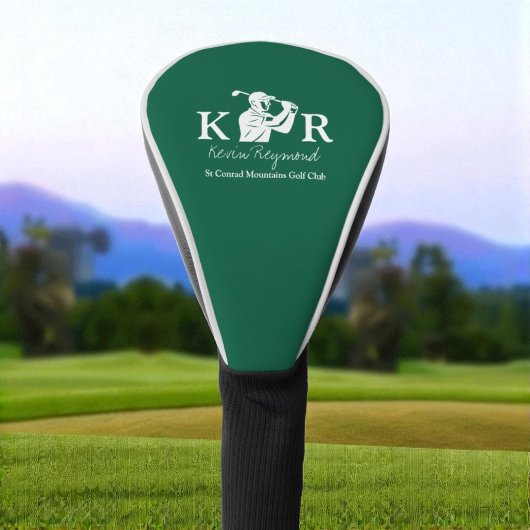 Golfspeler Icoon Groen Golfheadcover