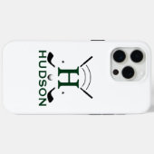 Golfspeler Initiële Naam Custom Monogram Case-Mate iPhone Case (Achterkant (horizontaal))