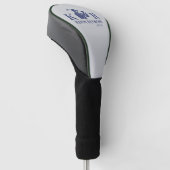 Golfspeler Klassiek Monogram Golfers Golfheadcover (Schuin)