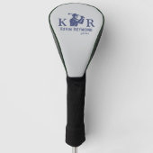 Golfspeler Klassiek Monogram Golfers Golfheadcover (Voorkant)