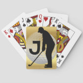Golfspeler Pokerkaarten (Achterkant)