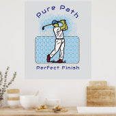 golfspeler poster (Keuken)