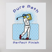 golfspeler poster (Voorkant)