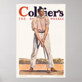 Golfspeler Poster (Voorkant)