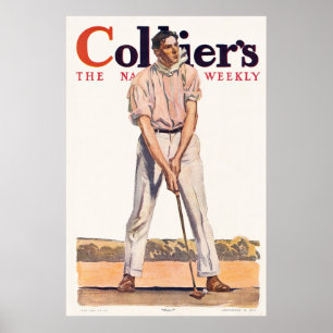 Golfspeler Poster
