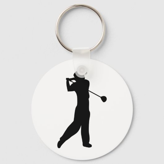 golfspeler sleutelhanger (Voorkant)