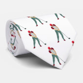 Golfspeler | Sport Stropdas (Opgerold)