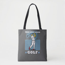 golfspeler tote bag