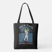 golfspeler tote bag (Achterkant)